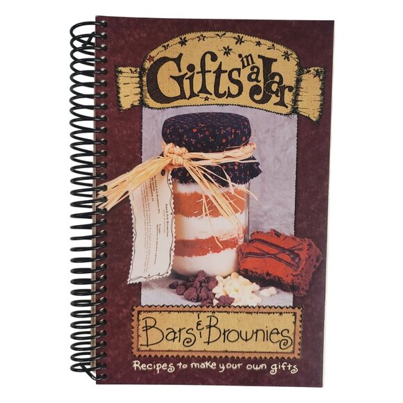 Gifts In A Jar Cookbooks Lot Of 2 Bars Brownies Cookie Homemade Holiday VTG 2001 - Picture 7 of 10
